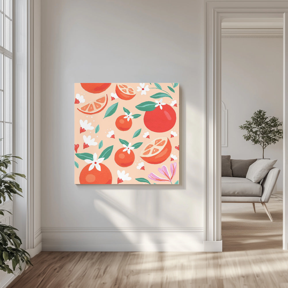 Citrusmönster | Canvas
