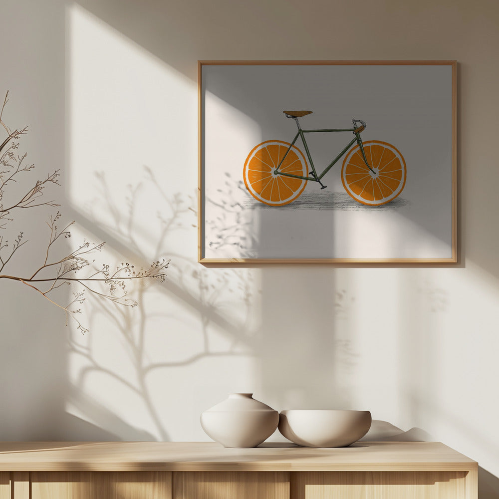Ruote arancioni | Poster - Stampe d’Arte
