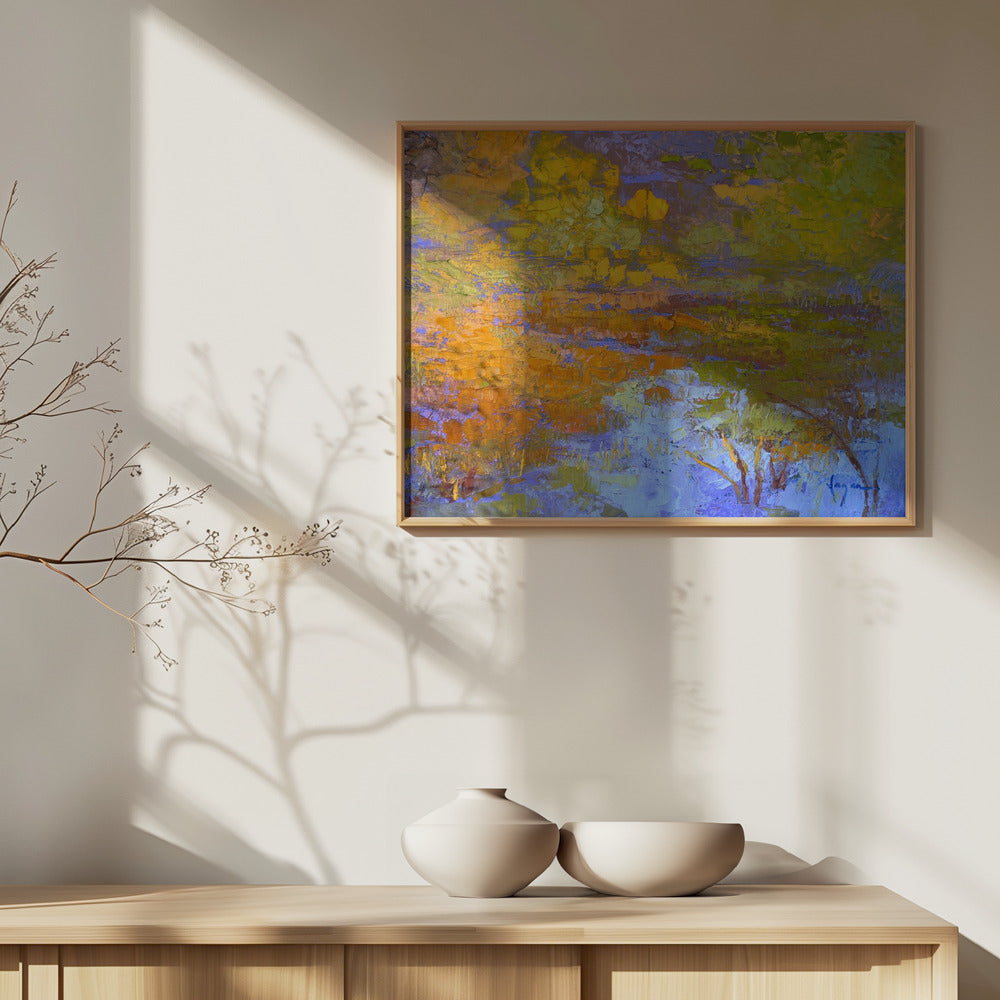 Gyllene reflektion | Poster