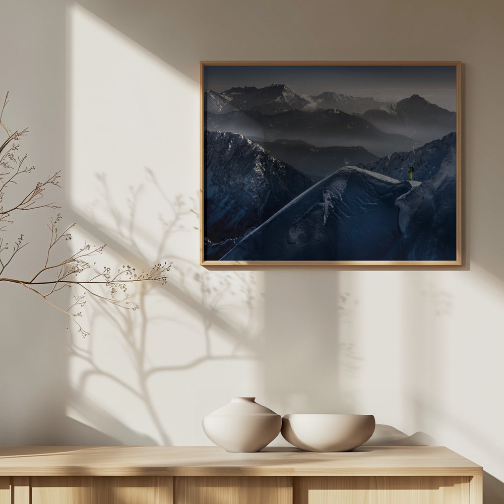 Momenti di silenzio prima della discesa | Poster - Stampe d’Arte