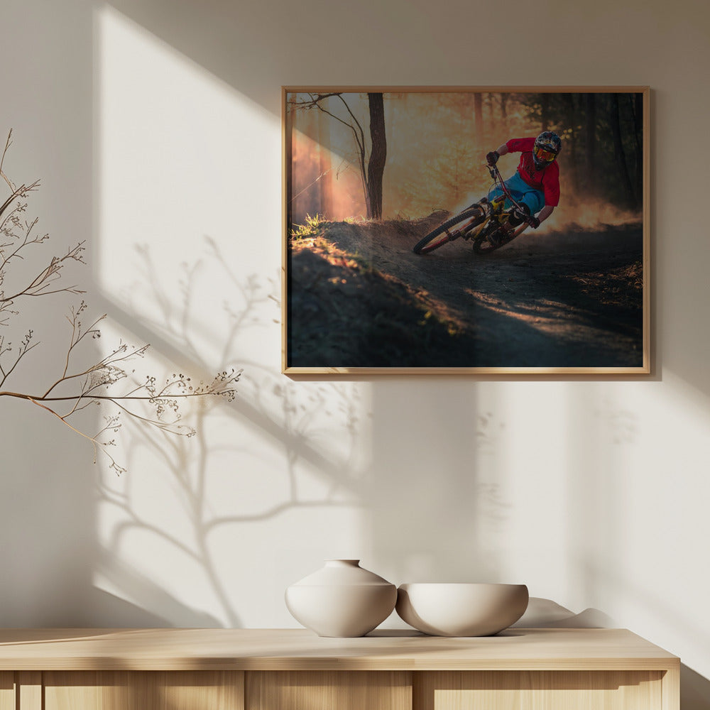 Gyldne Bermed Hjørne | Plakater - Kunsttryk