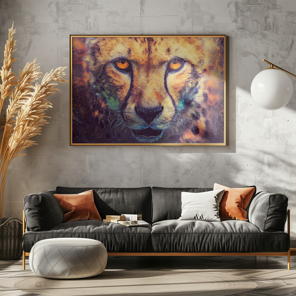 Animals Leopard Watercolor Animal Art | Poster