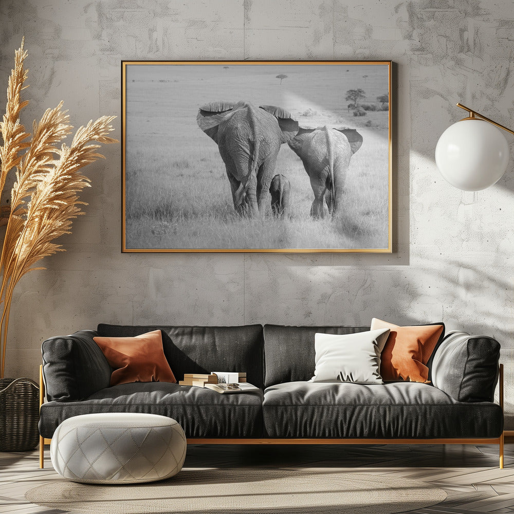 Drei Hintern! | Poster - Kunstdruck