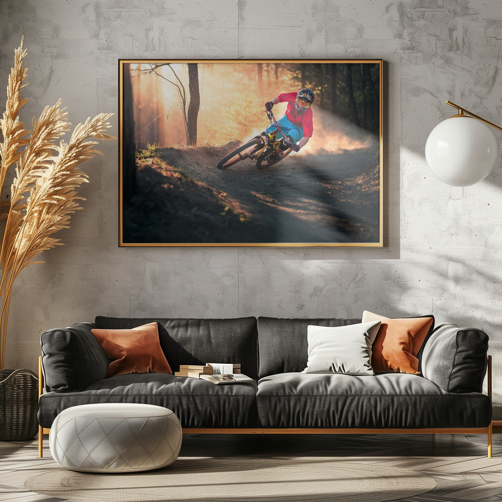 Gyldne Bermed Hjørne | Plakater - Kunsttryk