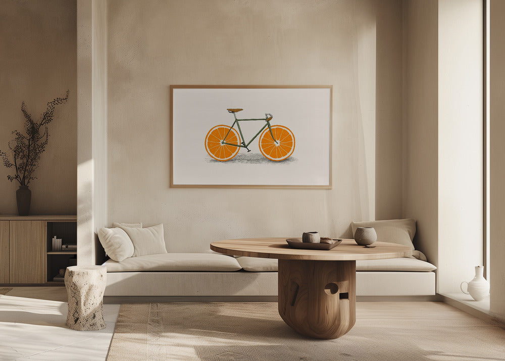 Ruote arancioni | Poster - Stampe d’Arte