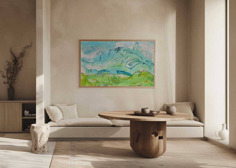 Whimsical Hillscape | Poster