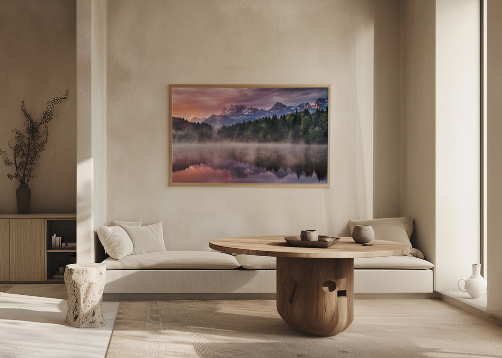 Auringonnousu järvellä | Julisteet - Taidevedokset
