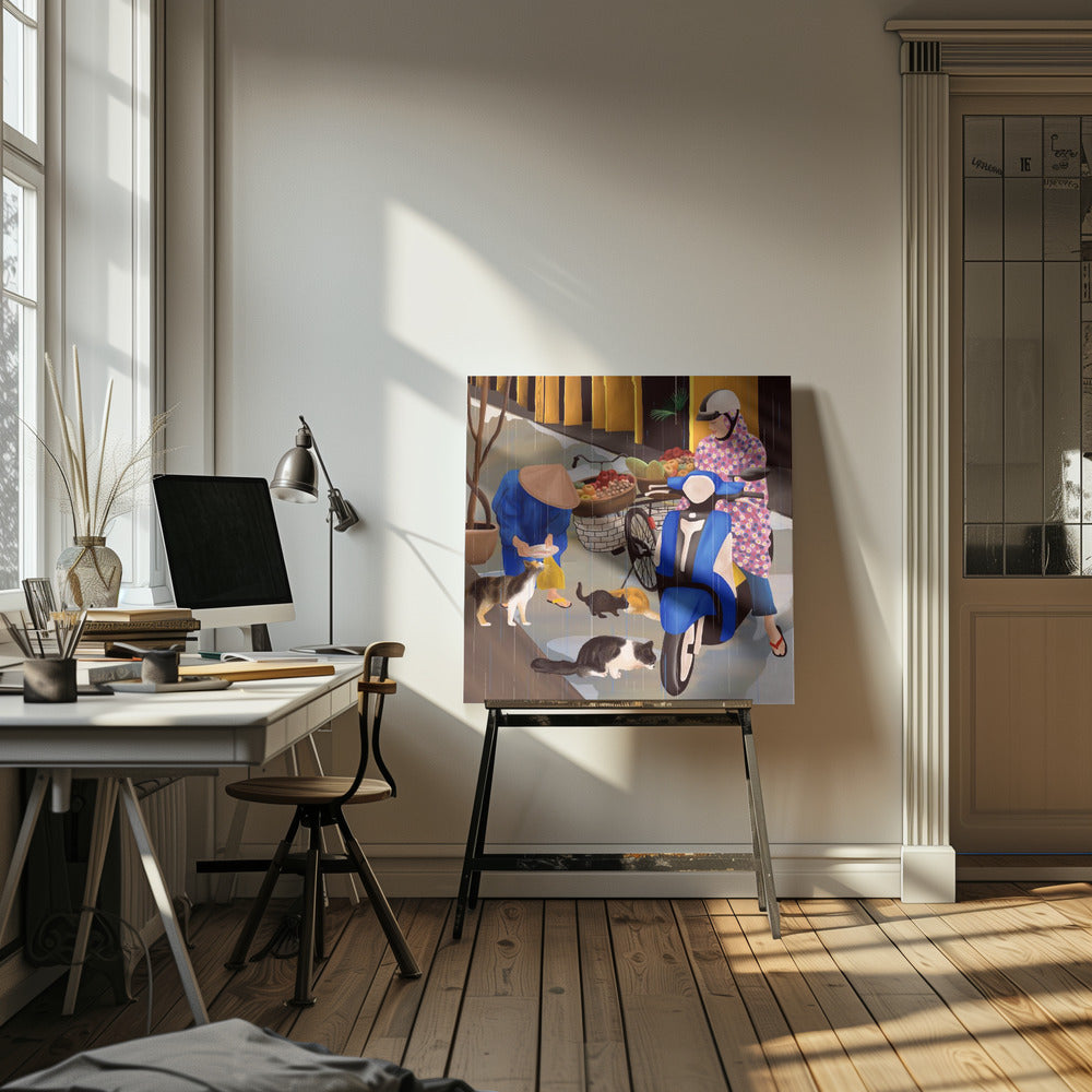 Vietnamilainen katu | Canvastaulut