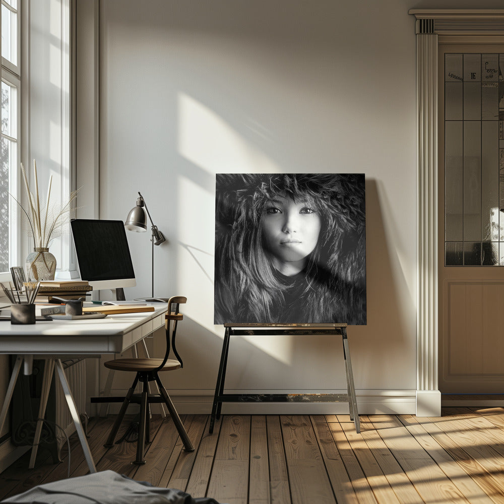 Ragazza lupo | Stampe su Tela