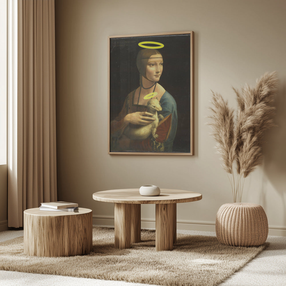 Lady with a halo | Poster