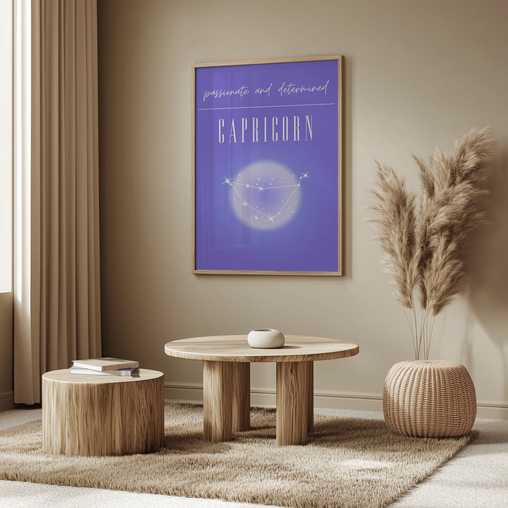 Capricorn Zodiac Print Art | Poster