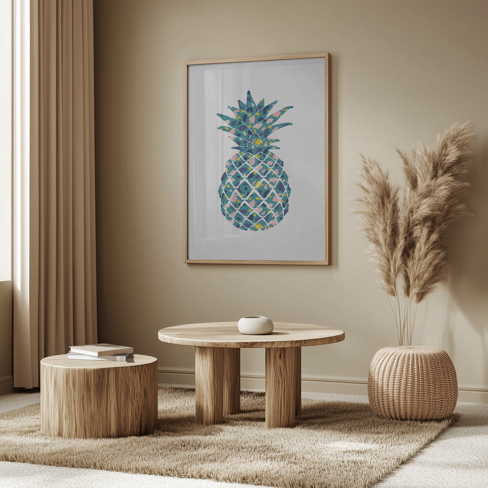 Ananas verde acqua | Poster - Stampe d’Arte