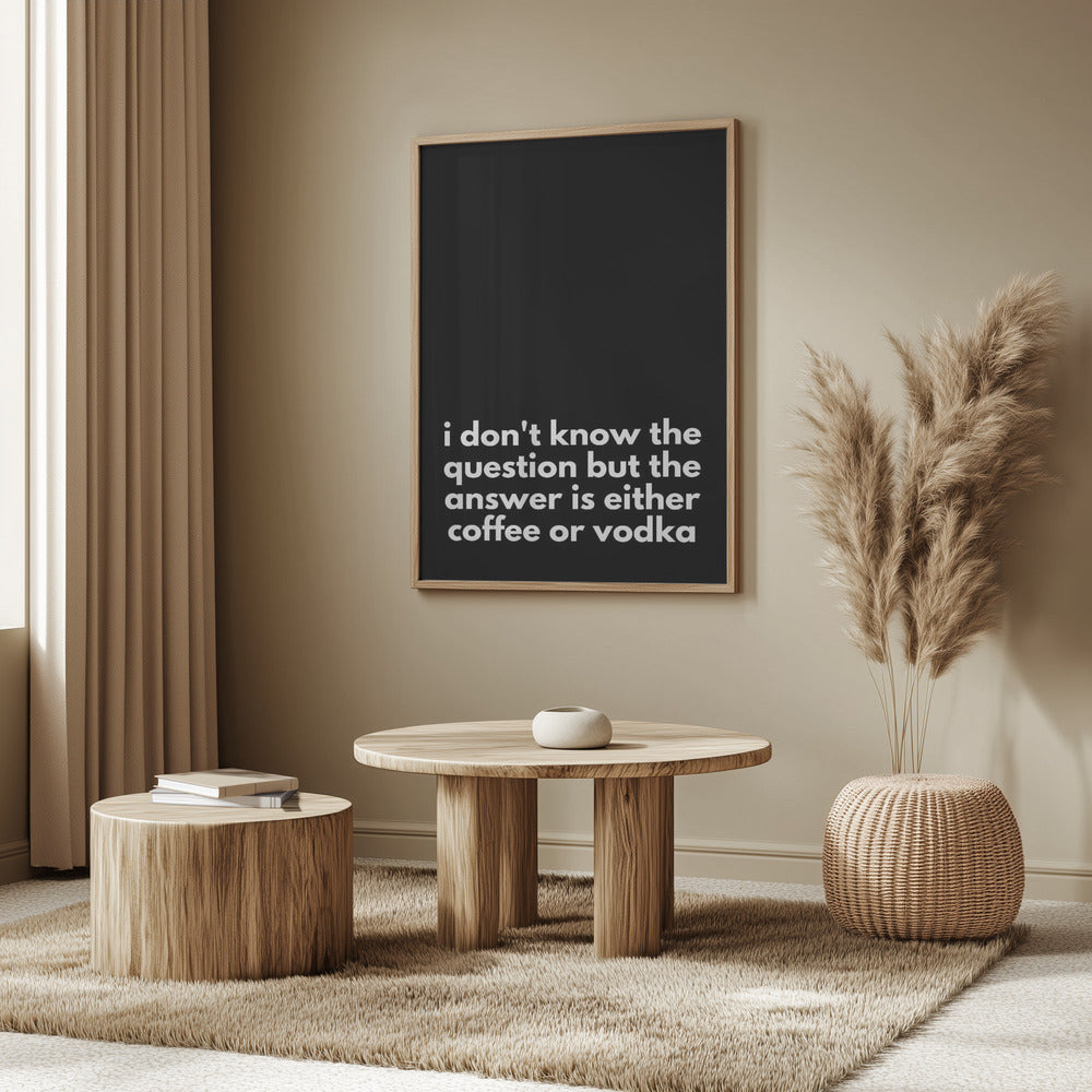 Kaffe- eller vodka-dilemma | Poster