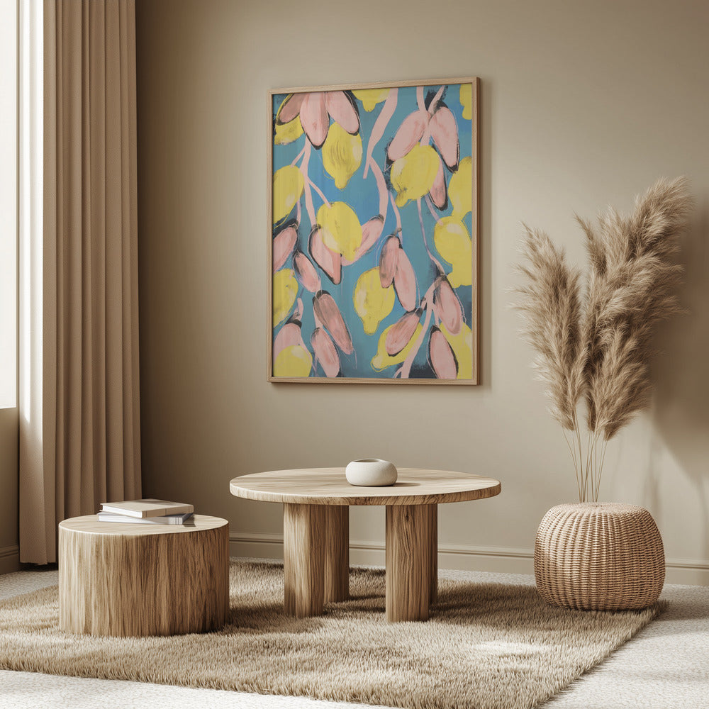 Petals in Blue | Poster