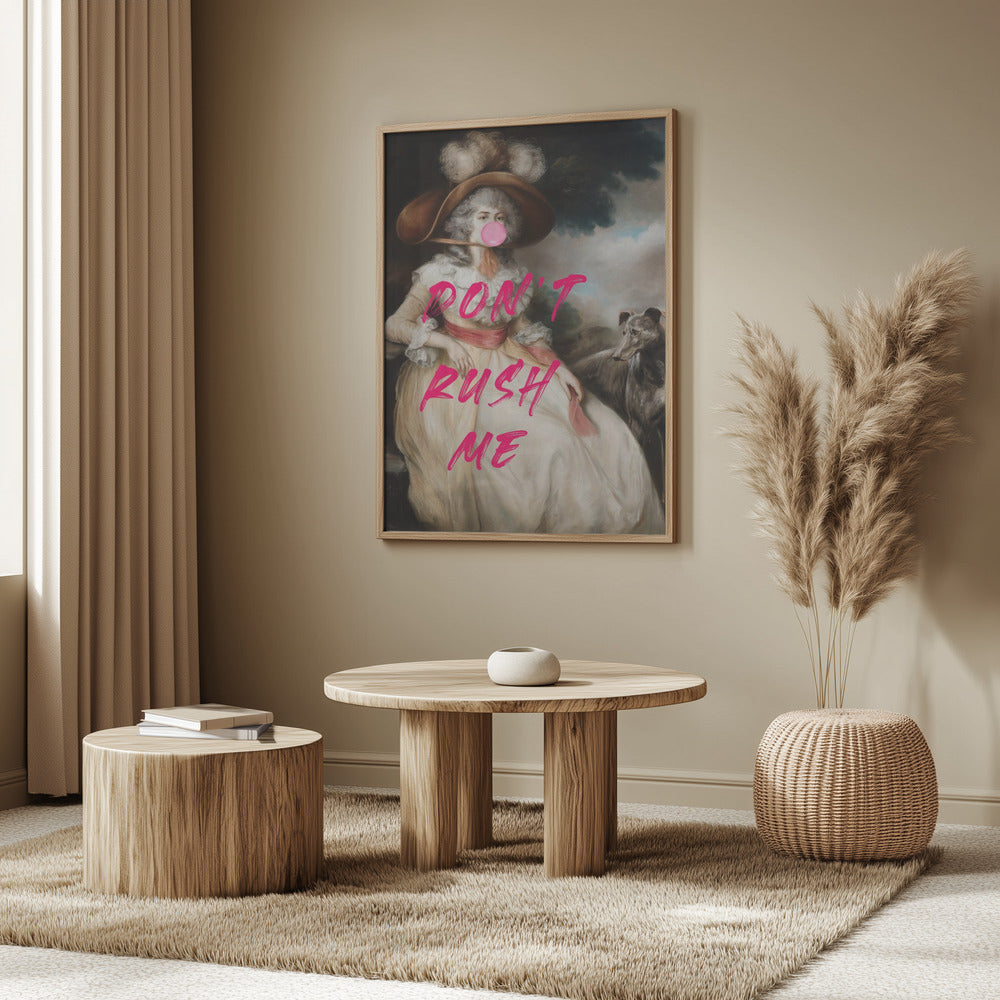 Don&#039;t Ruch Me / Altered Bubble Gum Collage | Poster