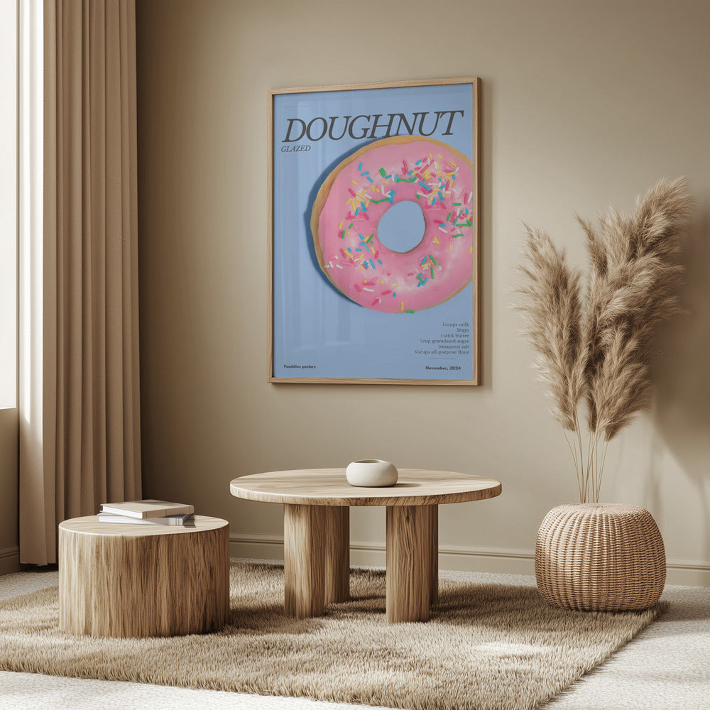 Rosa glasyrmunk | Poster