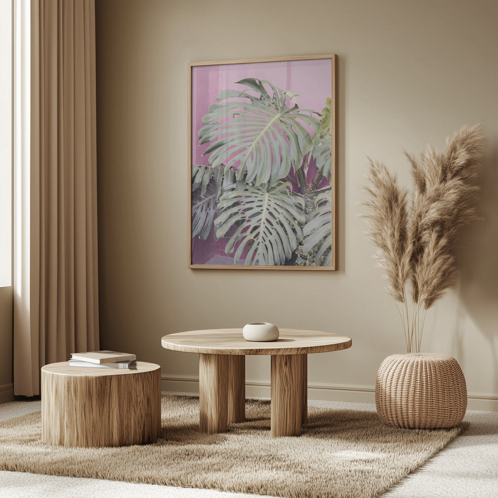 Monstera leaf La Muralla | Poster