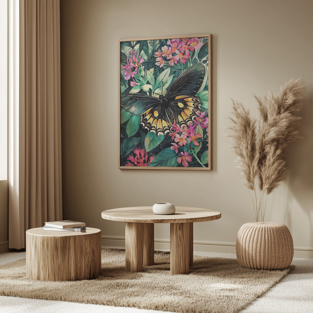 Butterfly watercolor animal art 2 | Poster