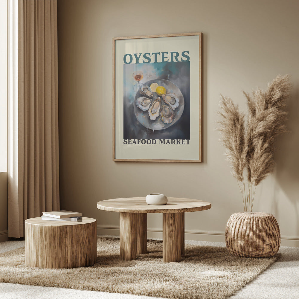 Ostron och skaldjursmarknad | Poster
