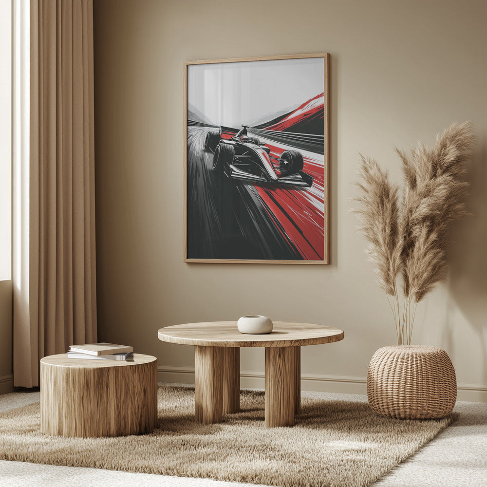 Car Racing sport art | Poster