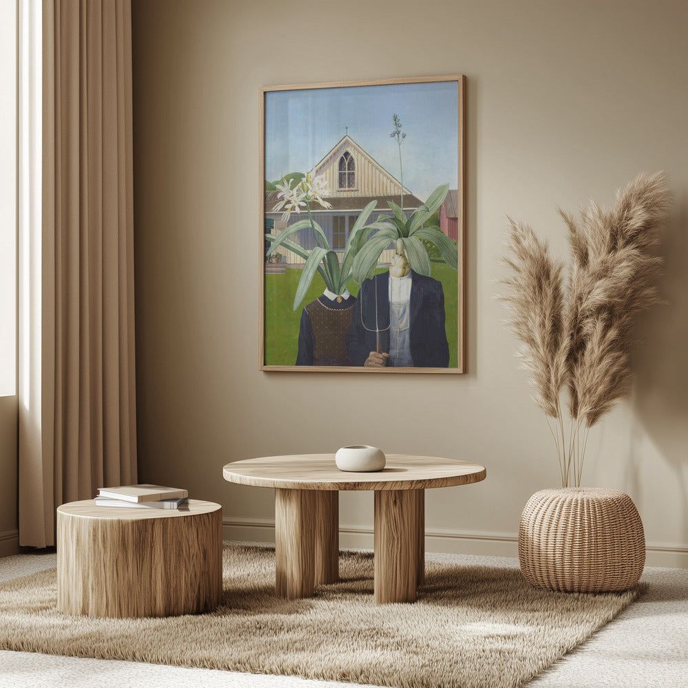 Blommigt Duo Patchwork | Poster