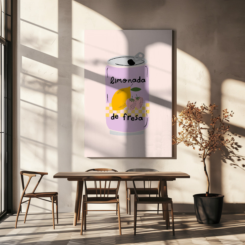 Jordbærlimonade | Lærredsbilleder