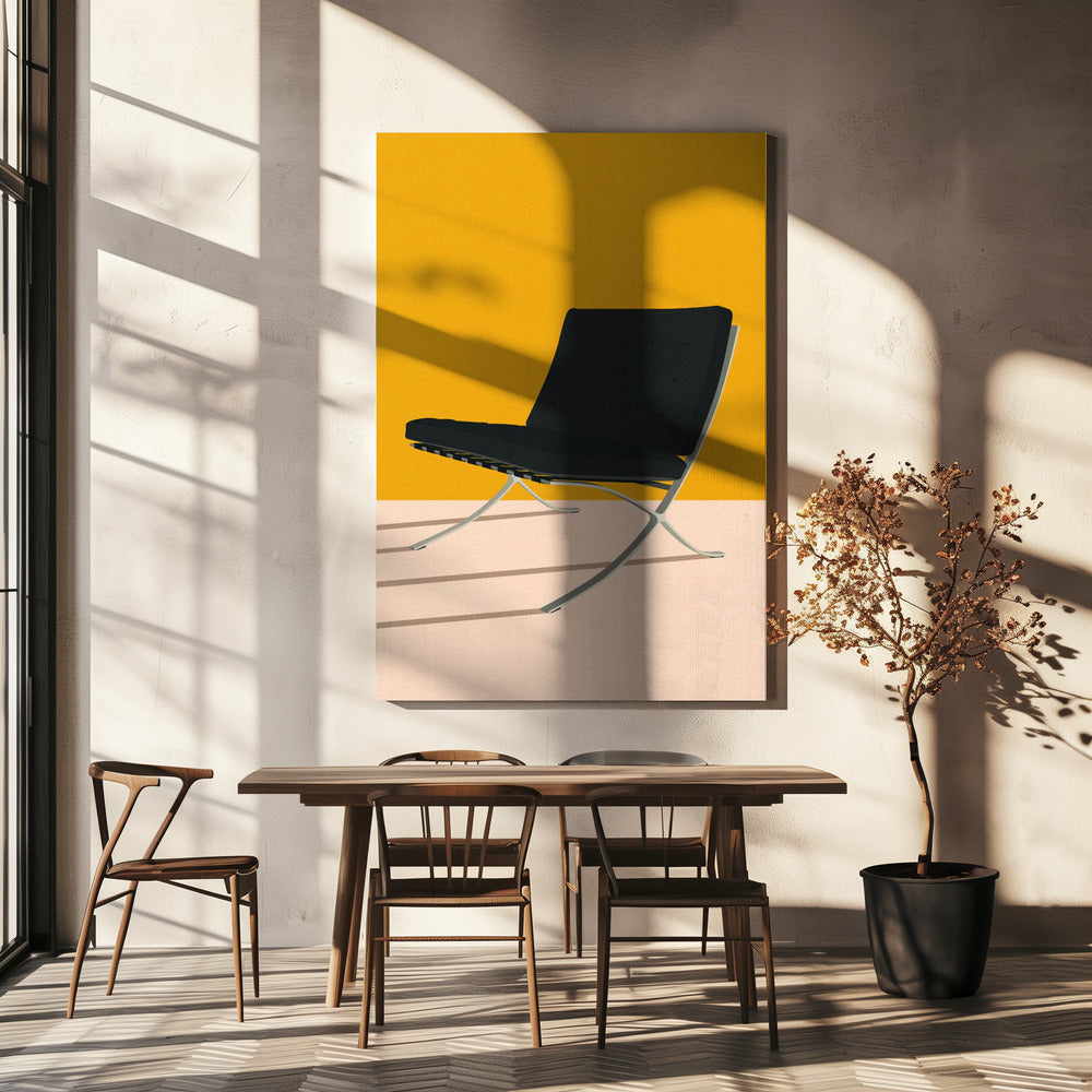 Silla Barcelona de Mies Van Der Rohe | Impresiones en Lienzo