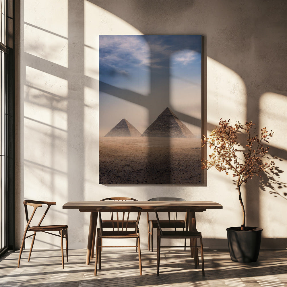 Grandes Pyramides de Gizeh, Le Caire, Égypte | Tableaux sur Toile