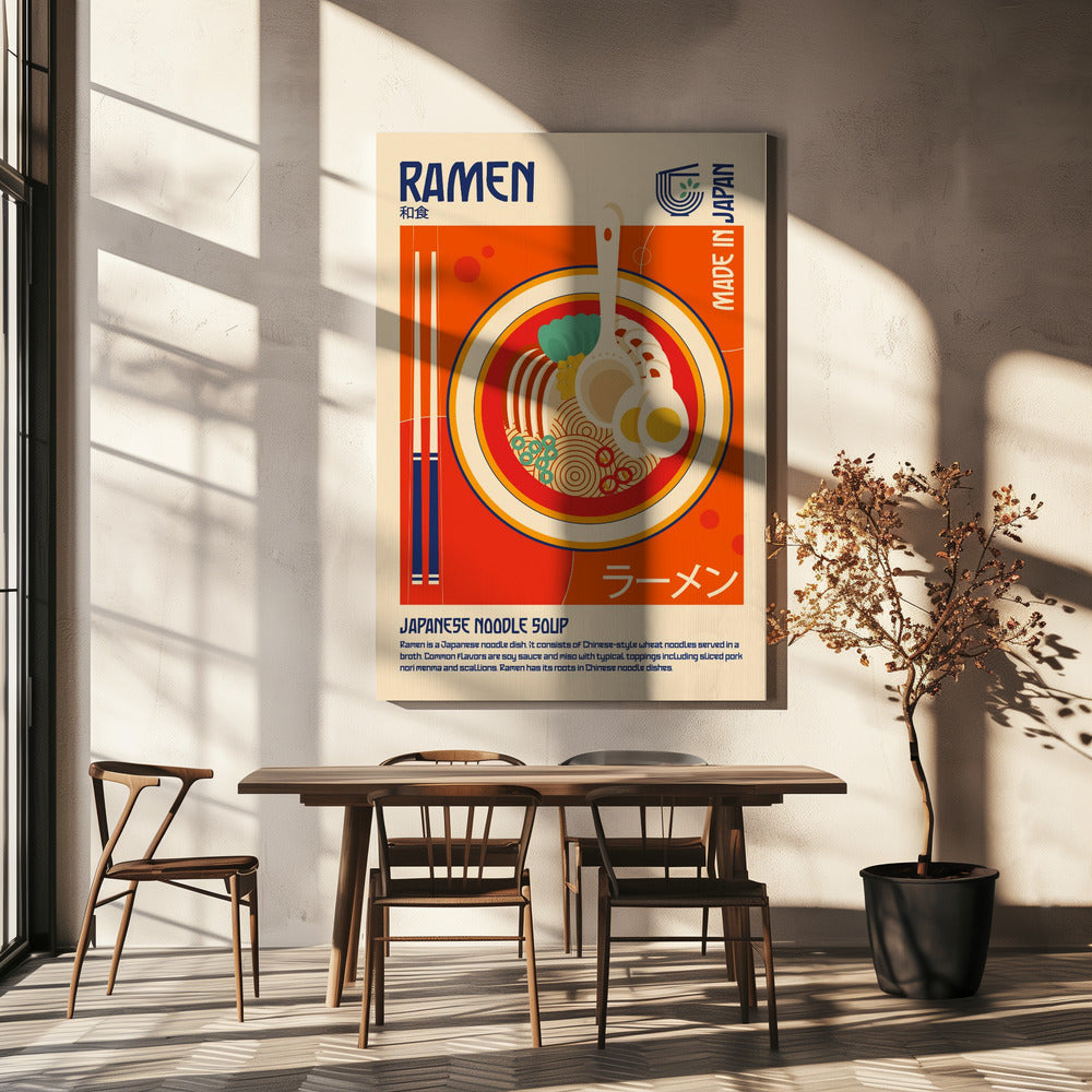 Ramen Japanese Food Print | Canvas