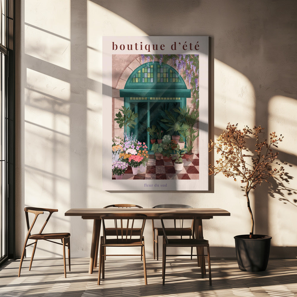 Fleuriste français Posters - Affiche Artistique | Tableaux sur Toile
