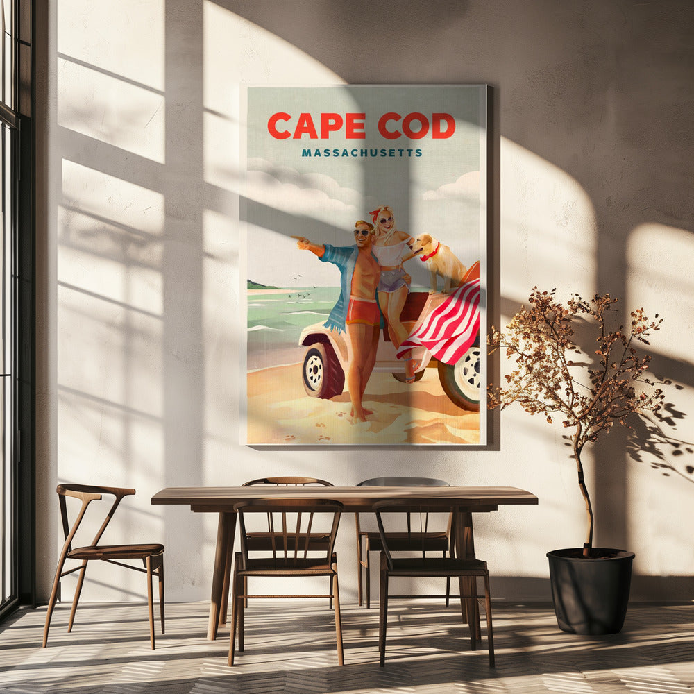 Letnia sztuka plażowa na Cape Cod w stanie Massachusetts | Wydruki na łótnie