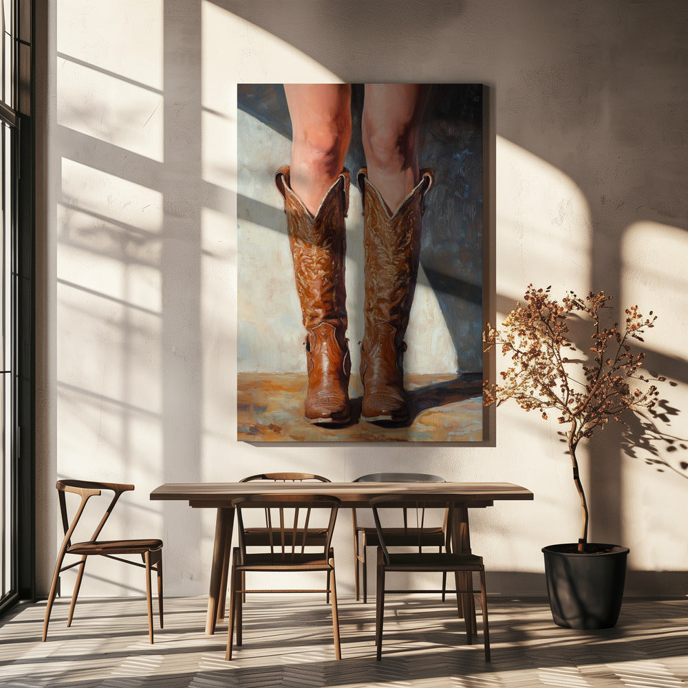 Cowboystøvler | Lærredsbilleder