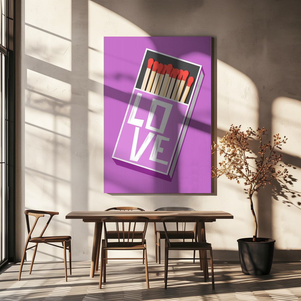 Matchstick Romance | Canvas