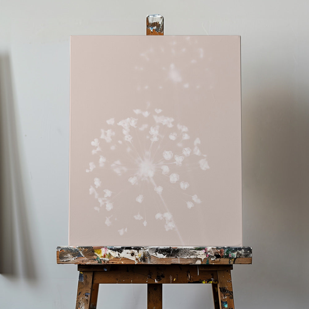 Fleur séchée rose | Tableaux sur Toile