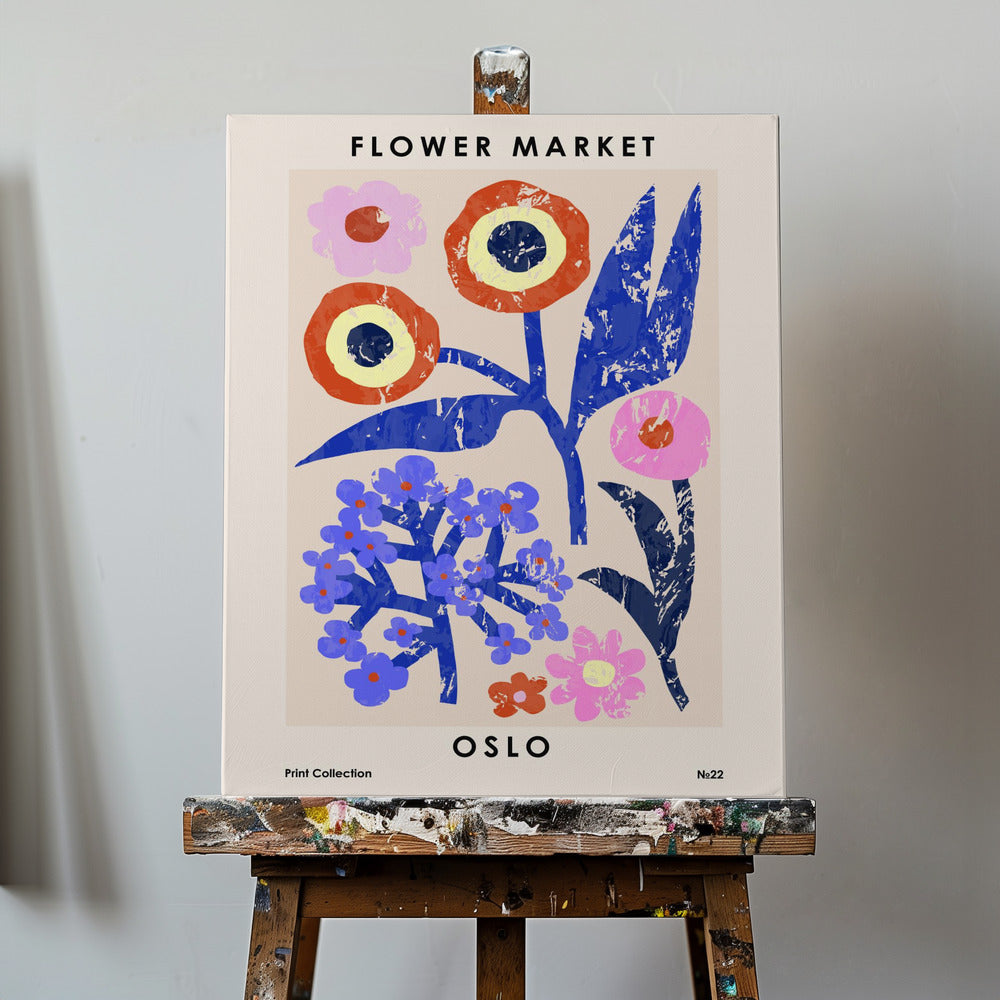 Blomstermarknaden. Oslo | Canvas