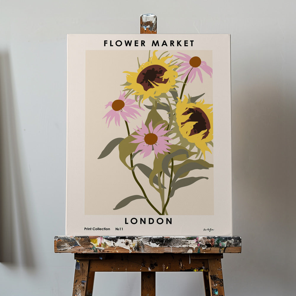 Blomstermarknaden. London | Canvas