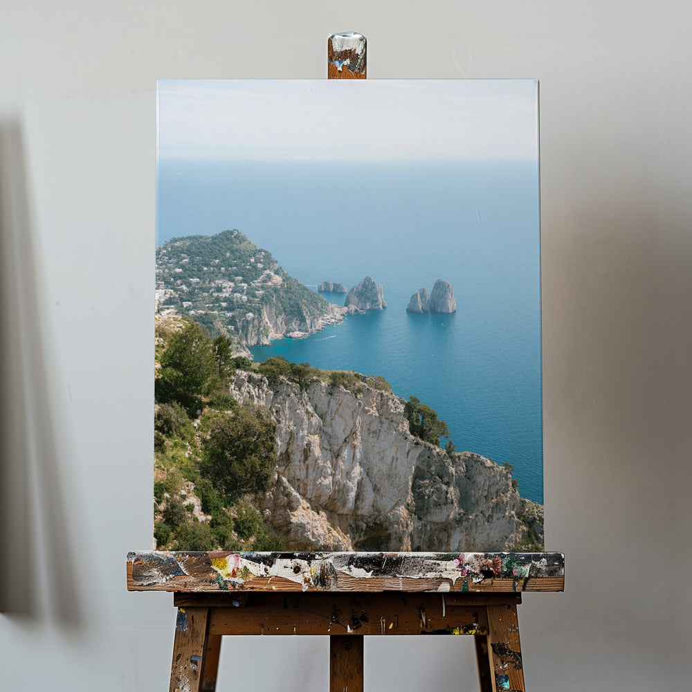 Capris kust i Italien | Canvastavla