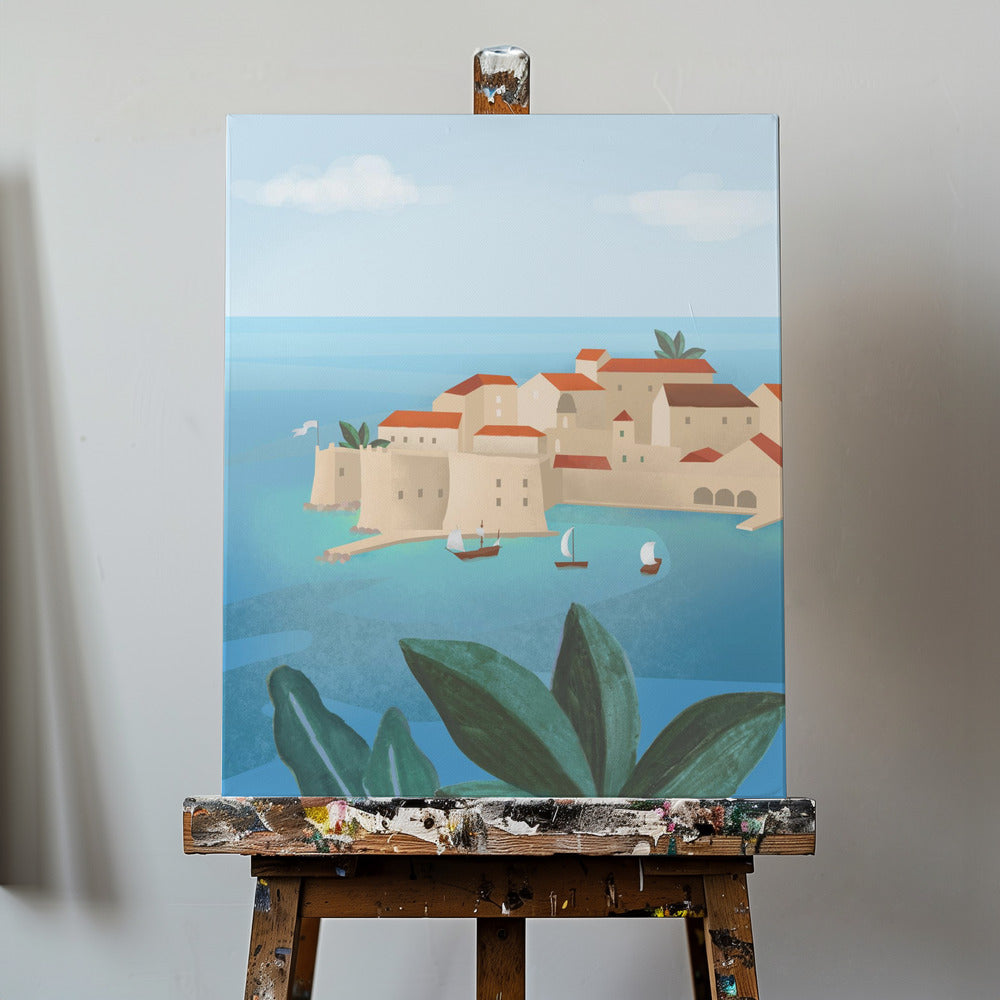Città di Dubrovnik | Stampe su Tela