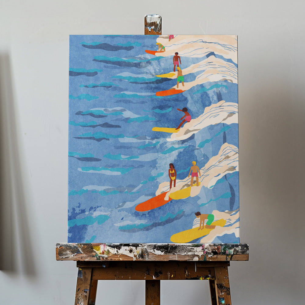 avslappnad surfing | Canvas