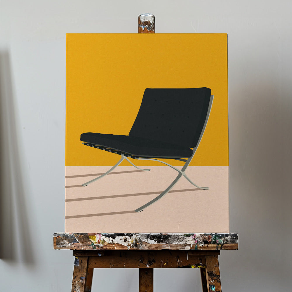Silla Barcelona de Mies Van Der Rohe | Impresiones en Lienzo