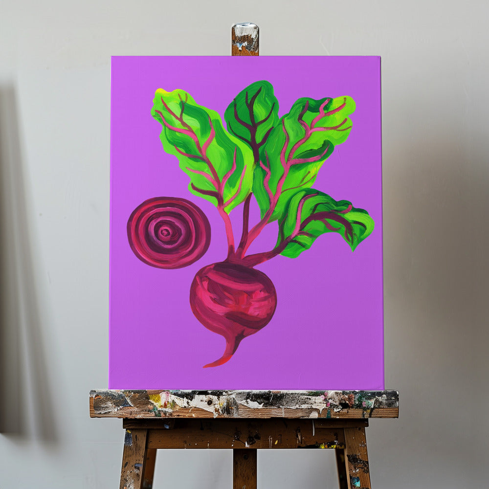 Beetroot Swirl Purple | Canvas