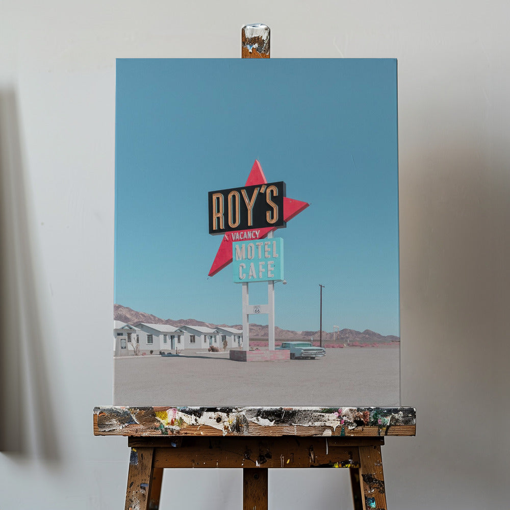 Roy's Motel Cafen retrokyltti | Canvastaulut