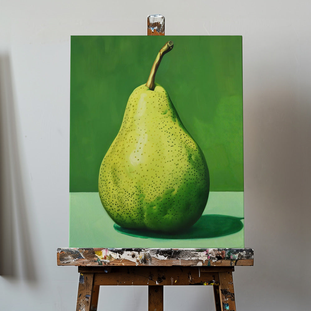 Green Pear | Canvas