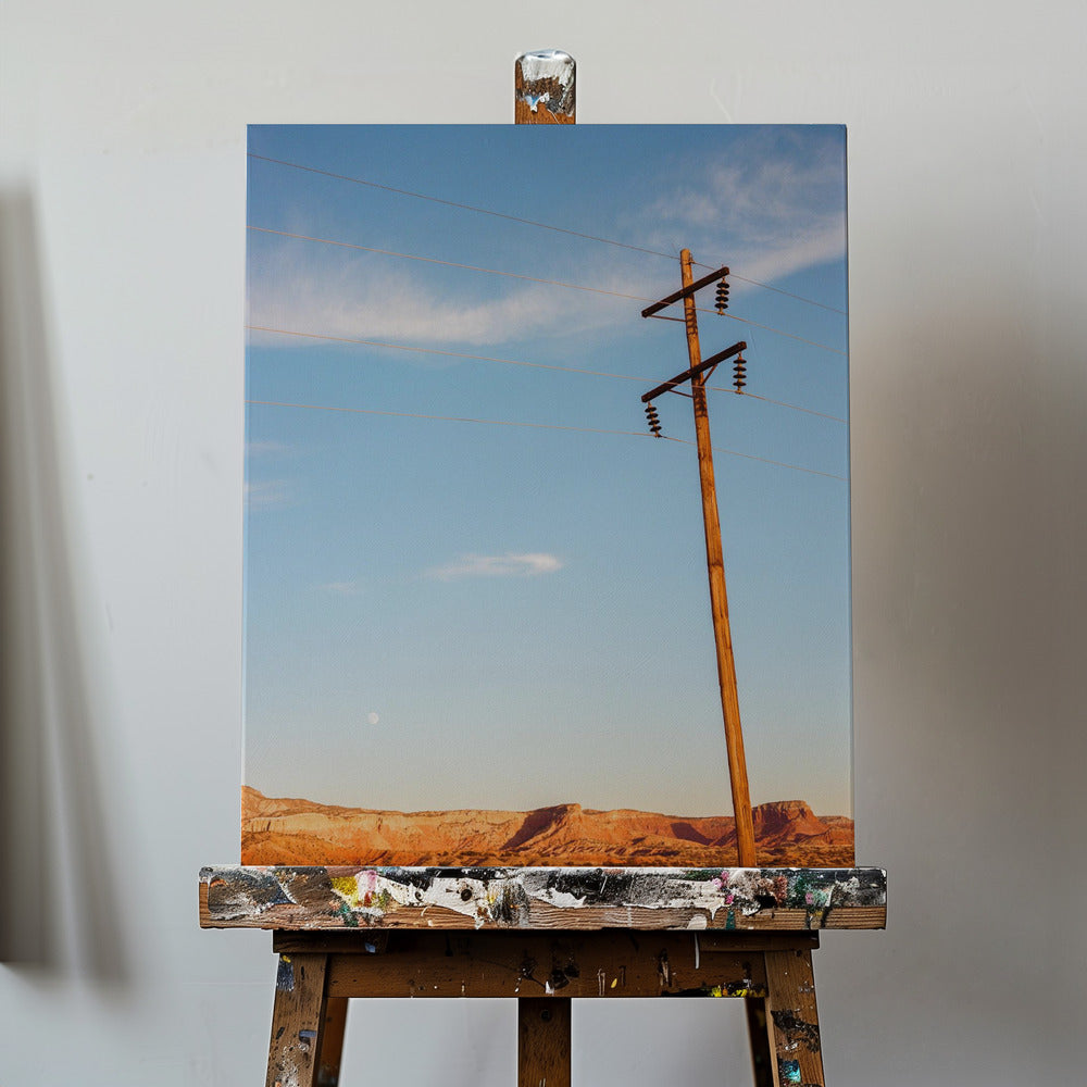 Sonnenuntergang auf der Ghost Ranch II | Leinwand-Bilder