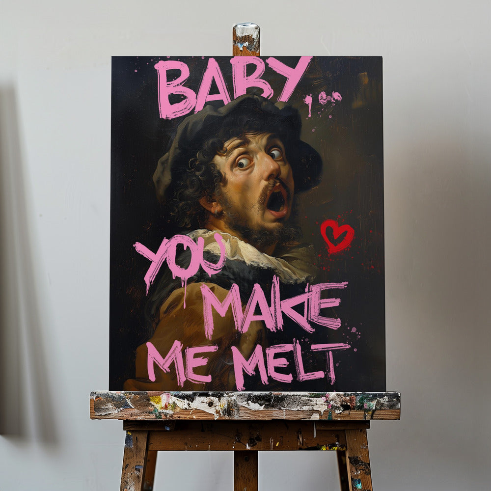 Älskling, du får mig att smälta | Canvas