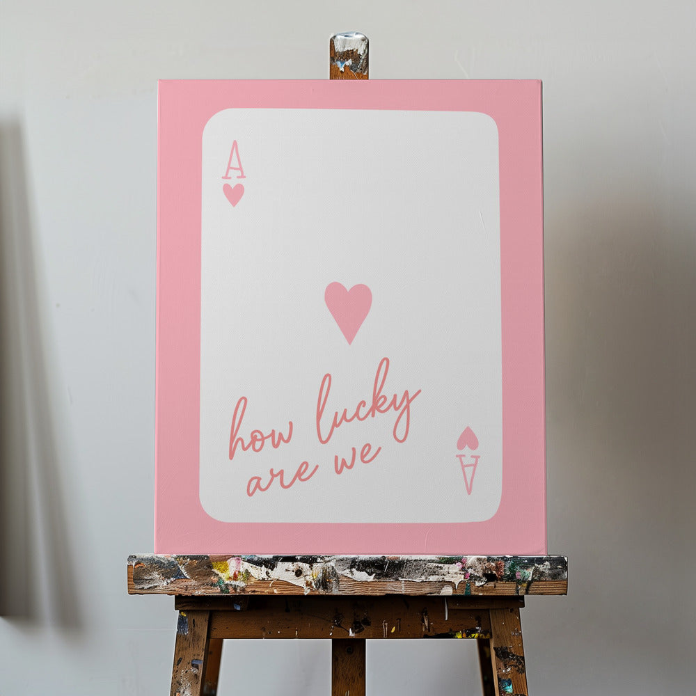 Quelle chance avons-nous d'avoir Ace Pink | Tableaux sur Toile