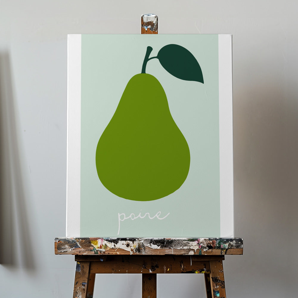 La Poire (Bright Green) | Canvas