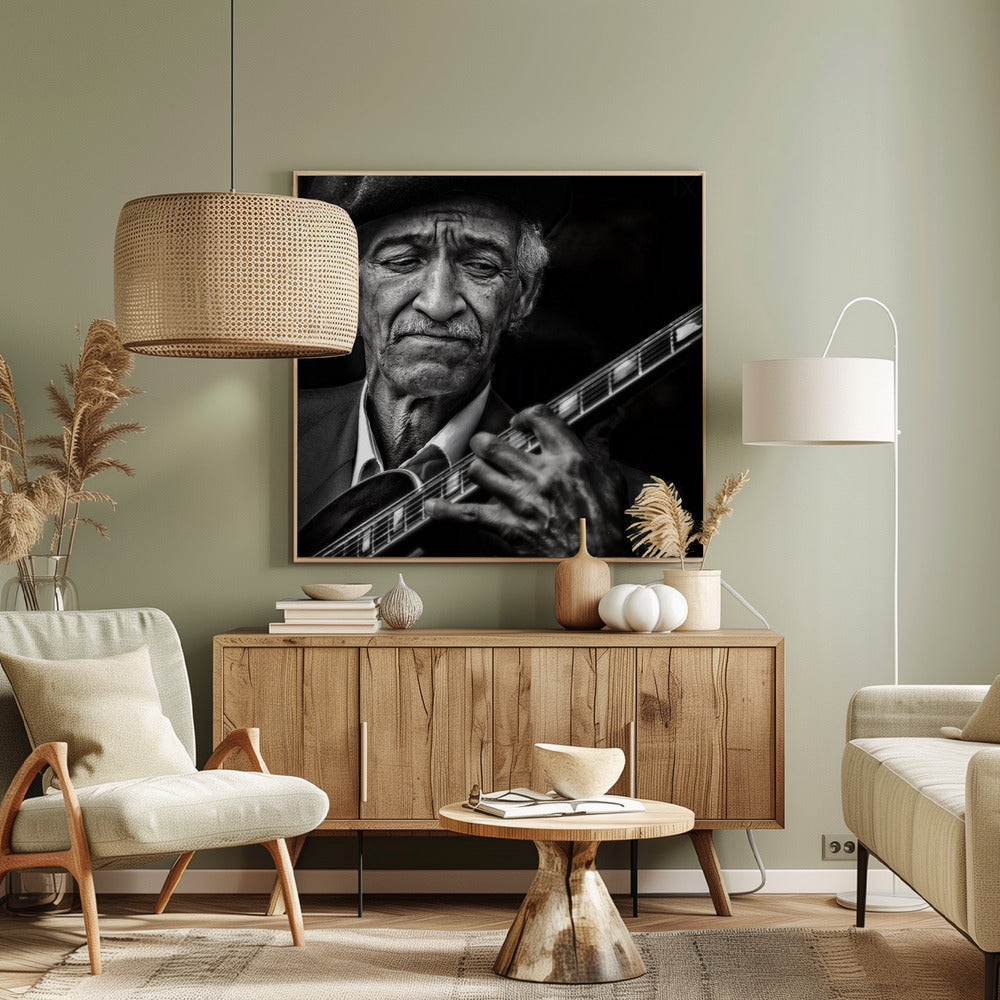 guitaristen | Lærredsbilleder