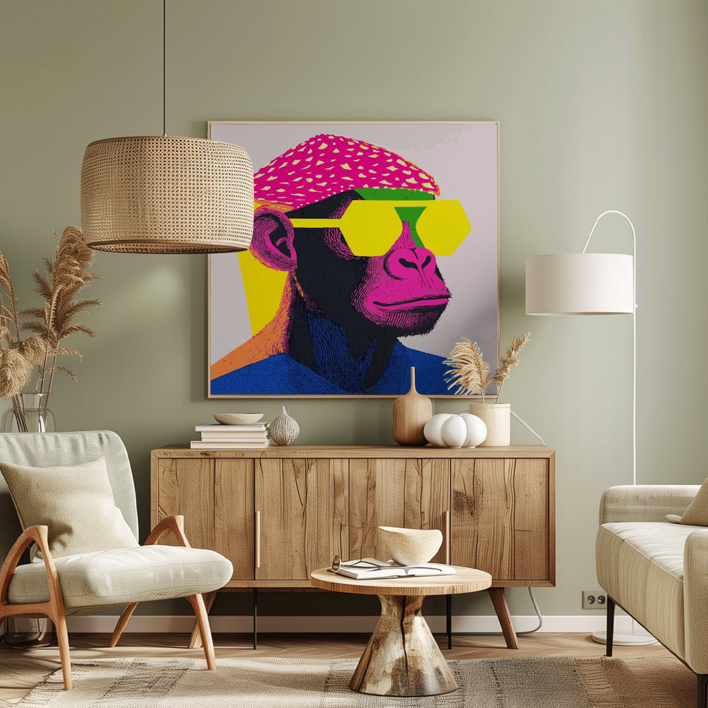 Singe cool | Tableaux sur Toile