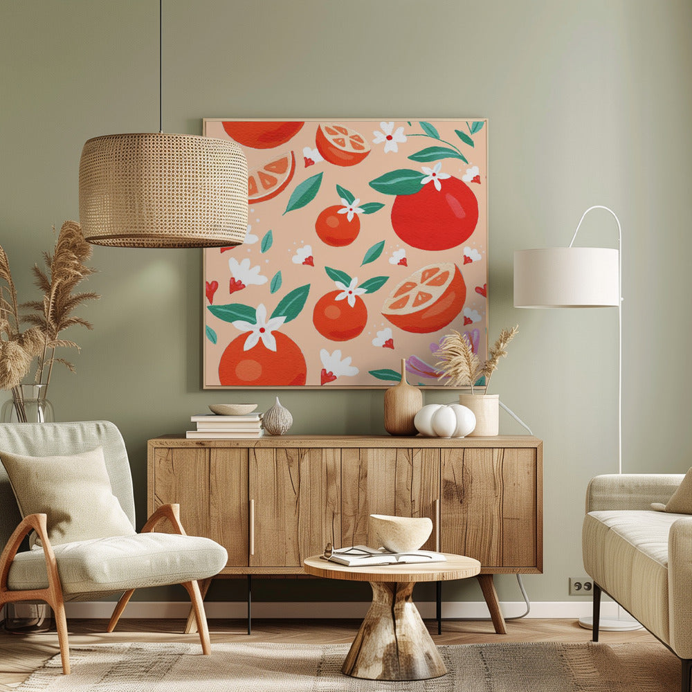 Citrusmönster | Canvas